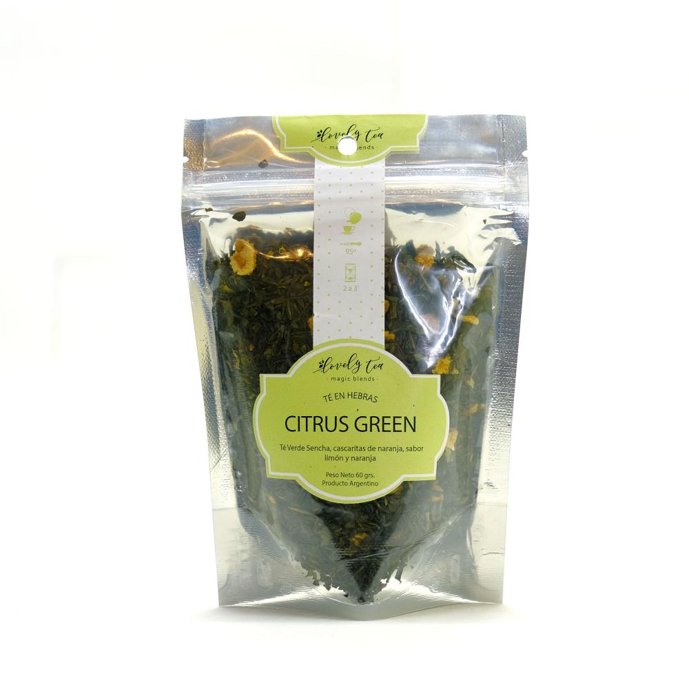 Lovely Tea en Hebras Citrus Green - 60gr